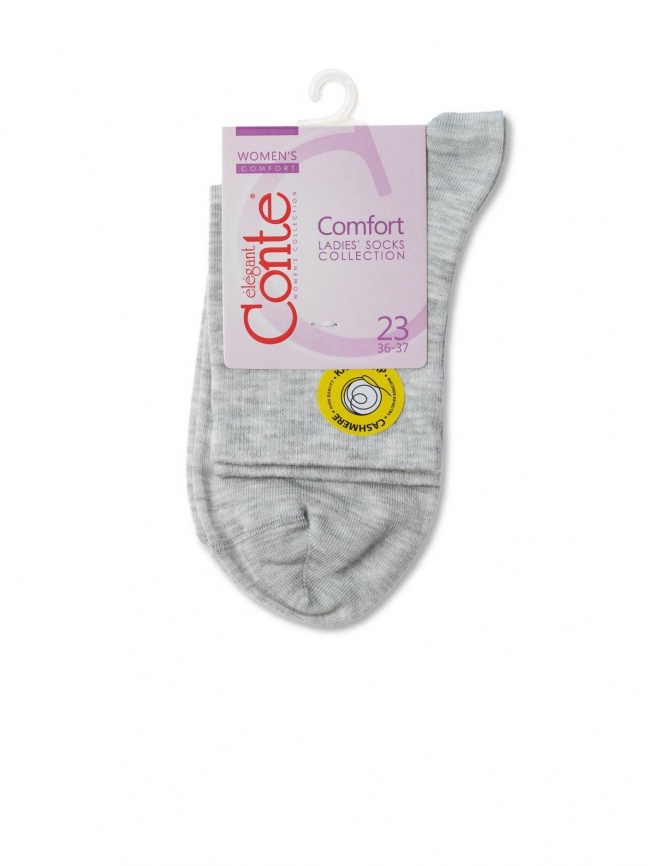 Женские носки CONTE Comfort (Светло-серый) фото 3