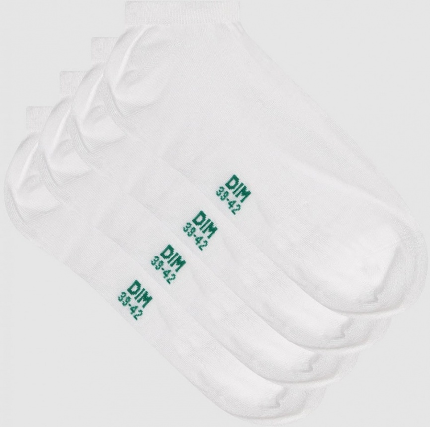 Набор мужских носков DIM Green Bio Ecosmart (2 пары) (Белый) фото 2