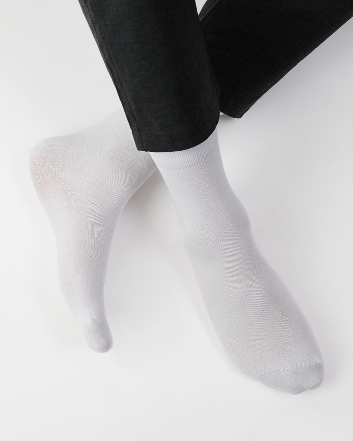 Мужские носки OMSA Eco (Bianco) фото 1