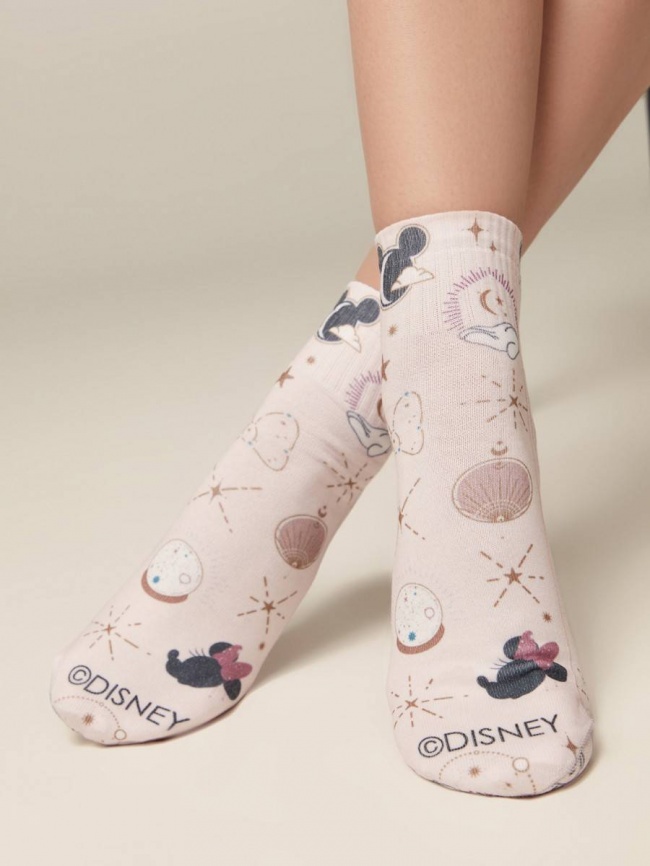 Женские носки CONTE Disney (Пепельно-розовый) фото 1