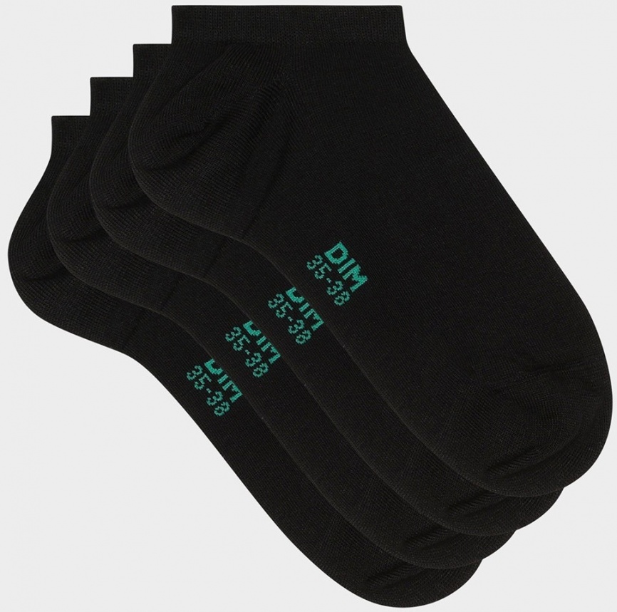 Набор женских носков DIM Green (2 пары) (Черный) фото 2