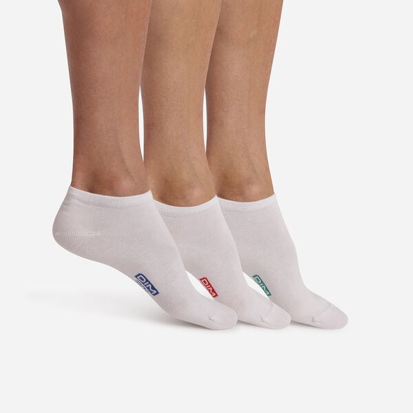 Набор мужских носков DIM Classic Cotton (3 пары) (Белый) фото 1