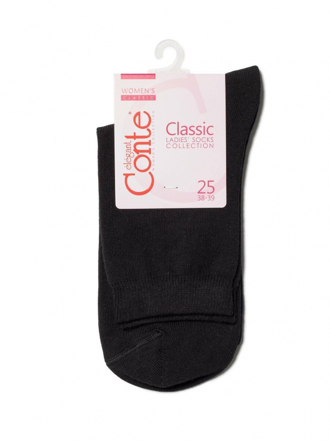 Женские носки CONTE Classic (Черный) фото 3