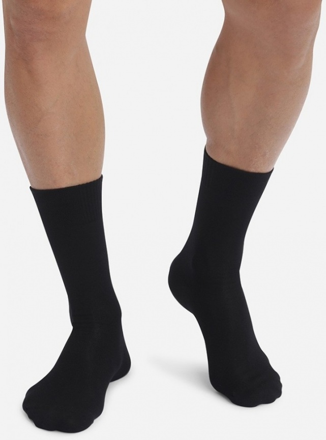 Набор мужских носков DIM Bamboo (2 пары) (Черный) фото 2