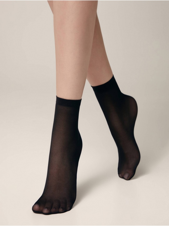 Женские носки CONTE Tulle 30 (Nero) фото 1