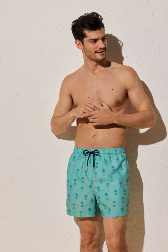 Мужские пляжные шорты YSABEL MORA Unico (Бирюзовый) фото 1