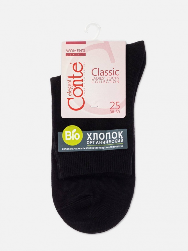 Женские носки CONTE Classic (Черный) фото 3