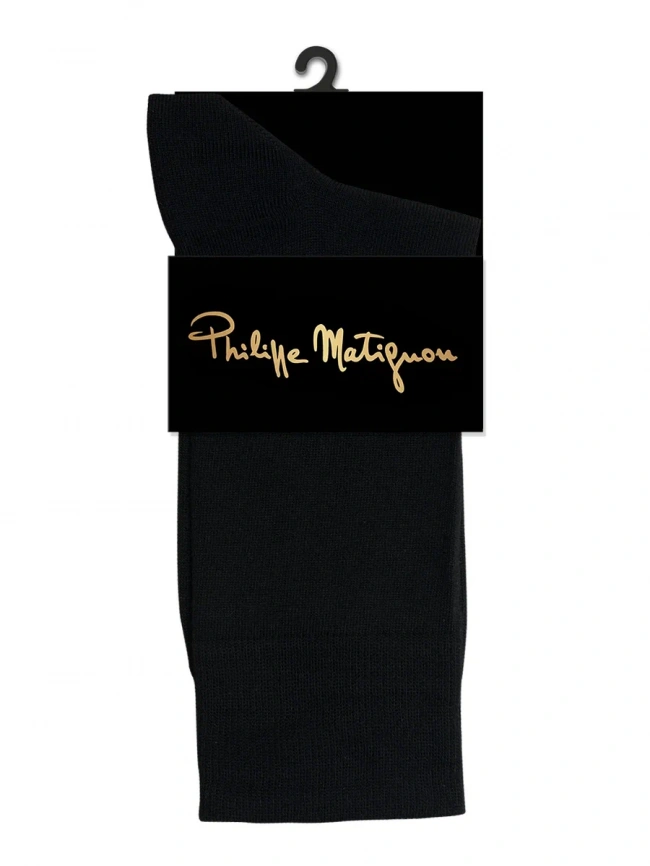 Мужские носки PHILIPPE MATIGNON Micromodal (Nero) фото 4