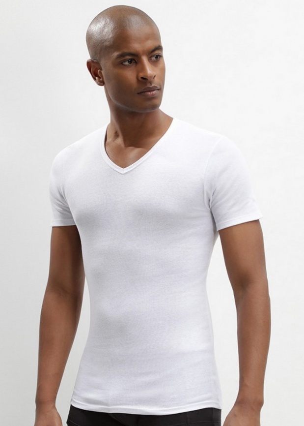 Набор мужских футболок DIM EcoDIM (2шт) (Белый/Белый) фото 1