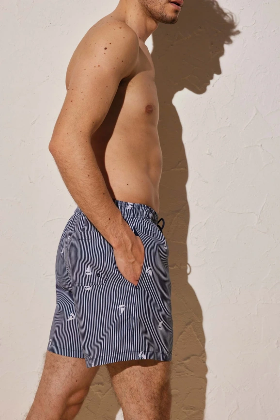 Мужские пляжные шорты YSABEL MORA Unico (Темно-синий) фото 3