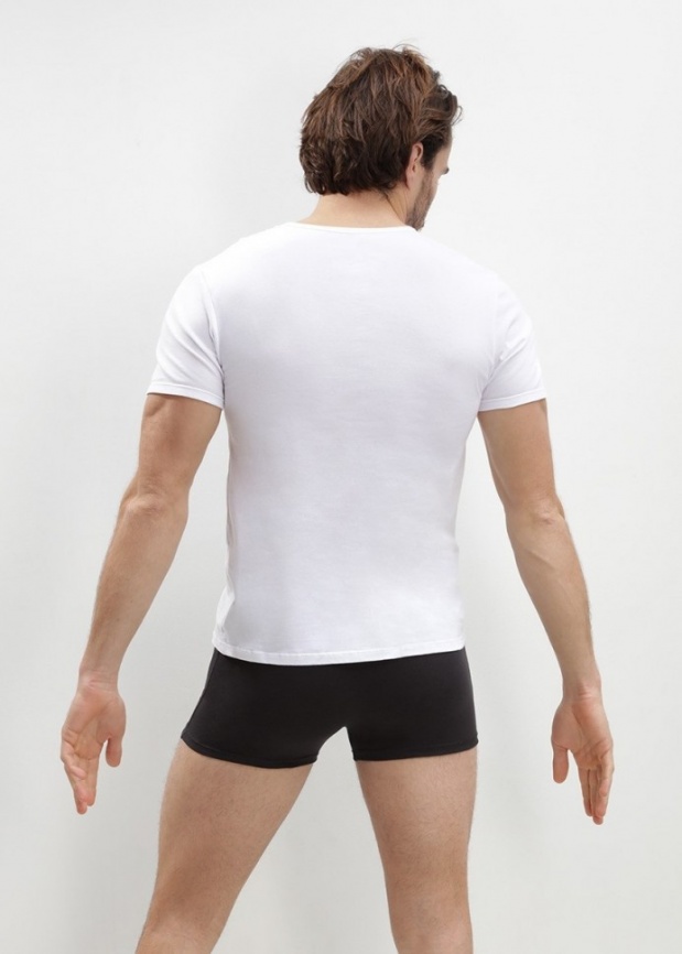 Набор мужских футболок DIM X-Temp (2шт) (Белый/Белый) фото 3