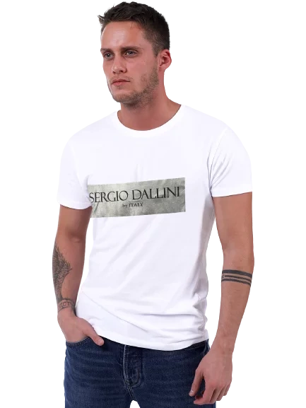Мужская футболка SERGIO DALLINI (Белый) фото 1