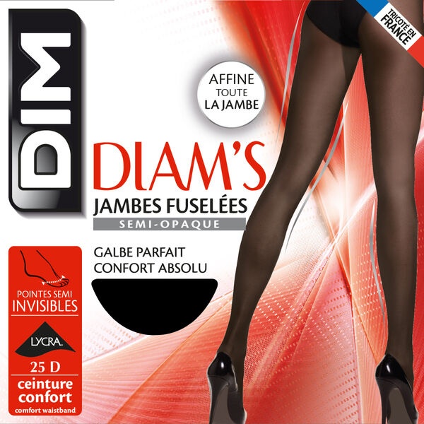 Колготки DIM Diam’s Jambes Fuselees 25 (Черный) фото 4