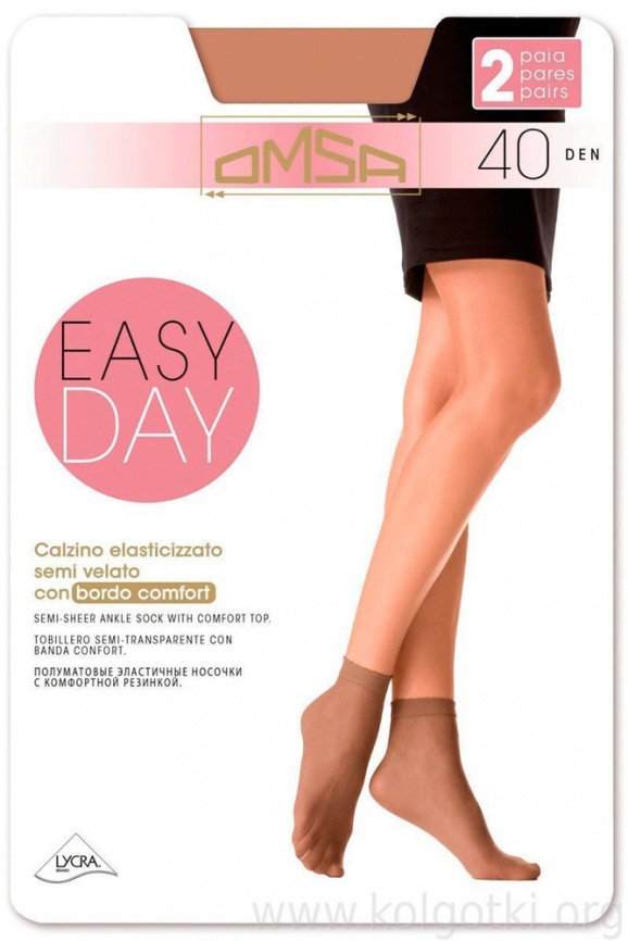 Женские носки OMSA Easy Day 40 (Nero) фото 2