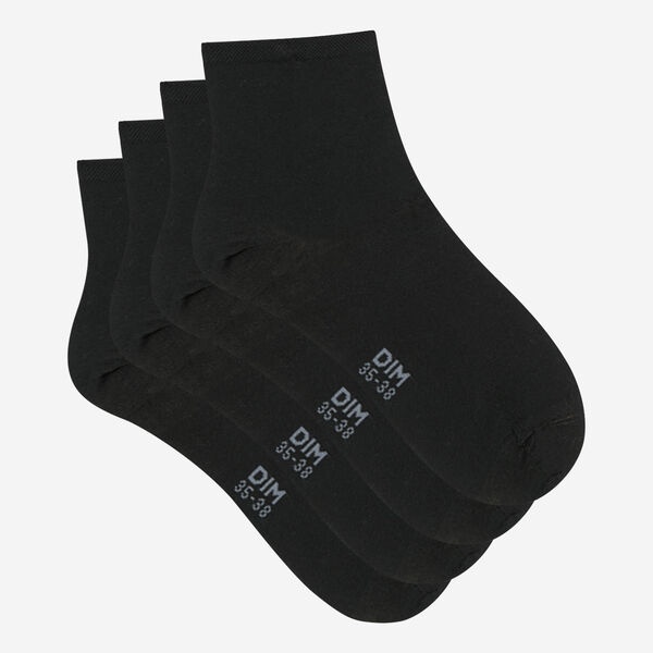 Набор женских носков DIM Mercerized Cotton (2 пары) (Черный) фото 2