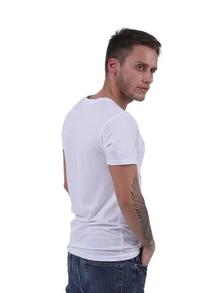 Мужская футболка SERGIO DALLINI (Белый) фото 2