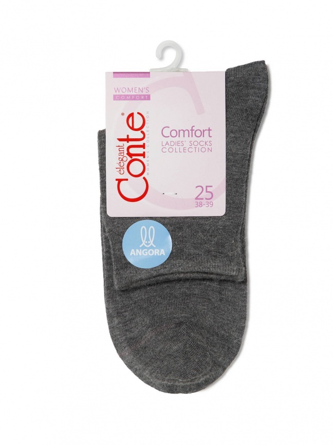 Женские носки CONTE Comfort (Темно-серый) фото 3