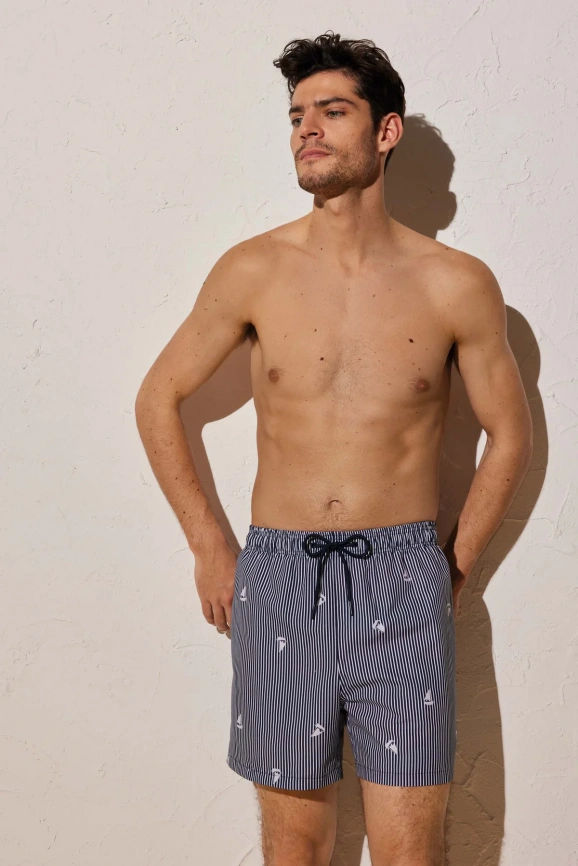 Мужские пляжные шорты YSABEL MORA Unico (Темно-синий) фото 1