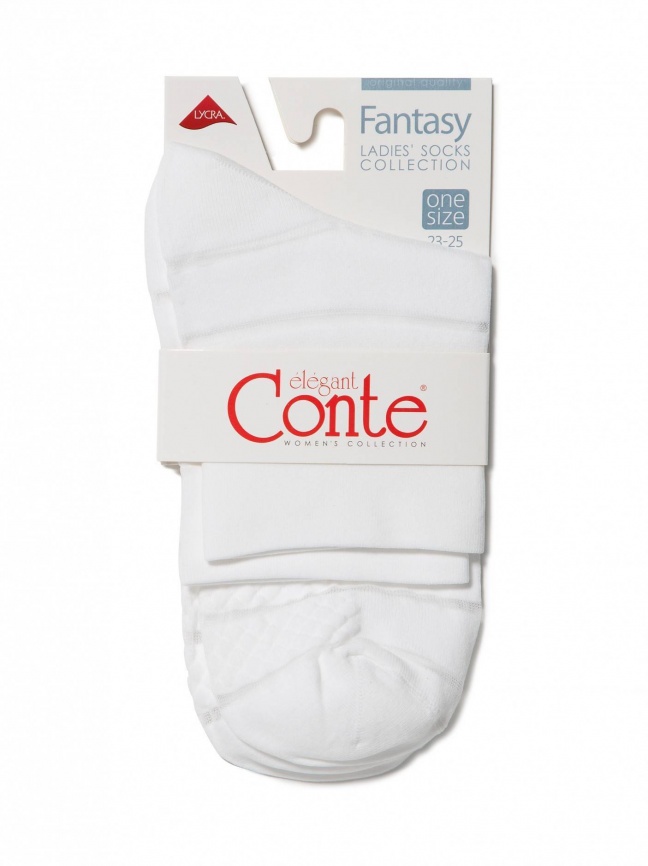 Женские носки CONTE Fantasy (Bianco) фото 3