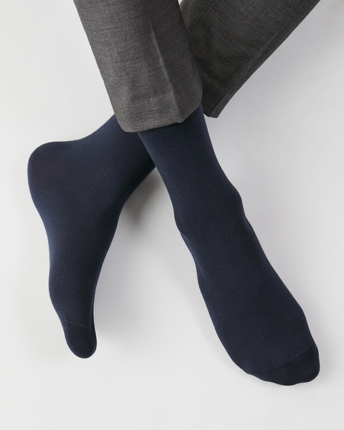 Мужские носки OMSA Classic (Blu) фото 2