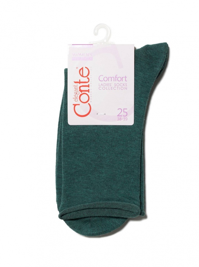 Женские носки CONTE Comfort (Темно-бирюзовый) фото 3