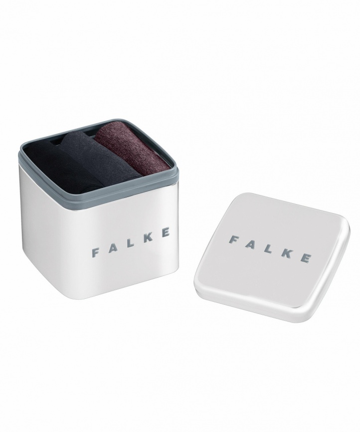 Носки женские FALKE Happy Box (3 пары) (Черный) фото 2