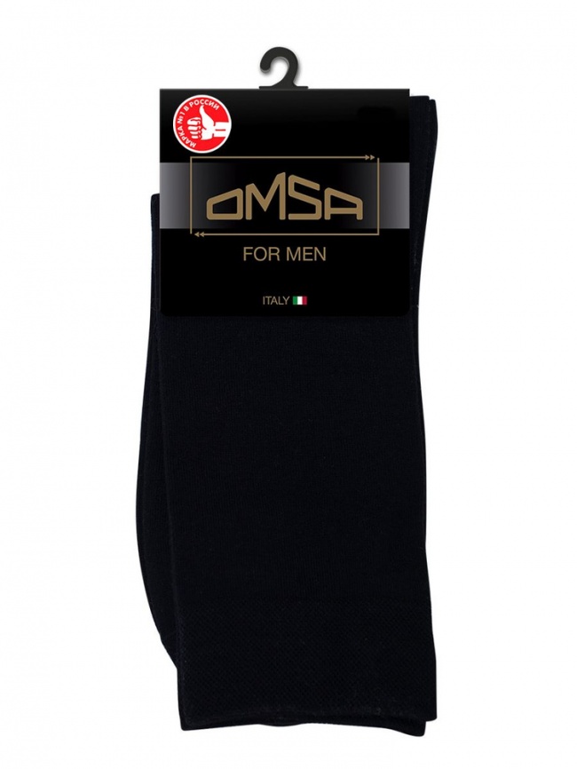 Мужские носки OMSA Classic (Blu) фото 3