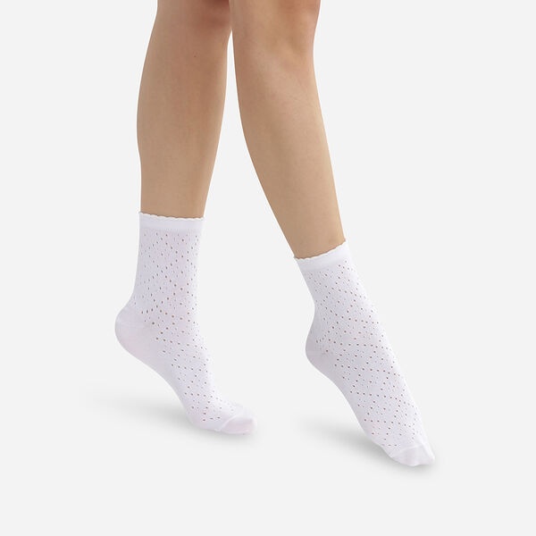 Женские носки DIM Madame (Белый) фото 1