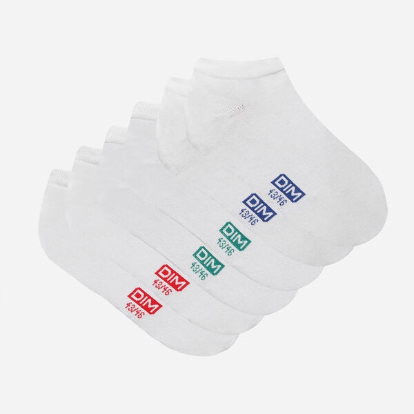 Набор мужских носков DIM Classic Cotton (3 пары) (Белый) фото 2
