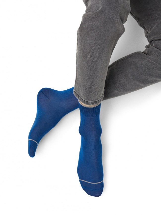 Мужские носки OMSA Classic (Azzurro) фото 3