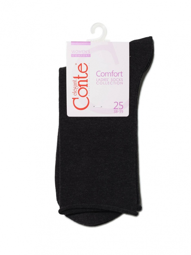 Женские носки CONTE Comfort (Черный) фото 3