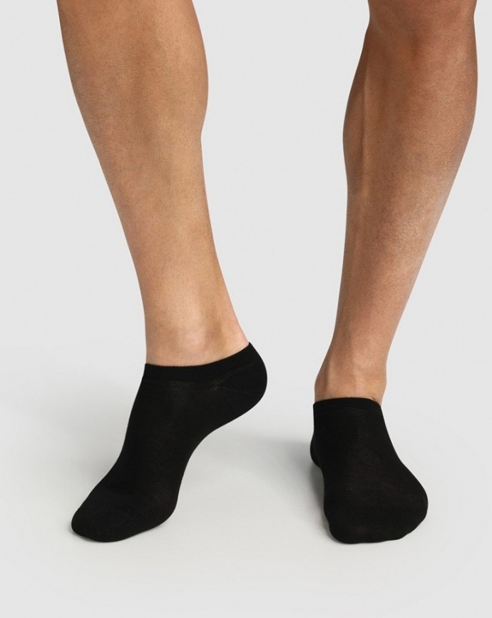 Набор мужских носков DIM Green Bio Ecosmart (2 пары) (Черный) фото 1