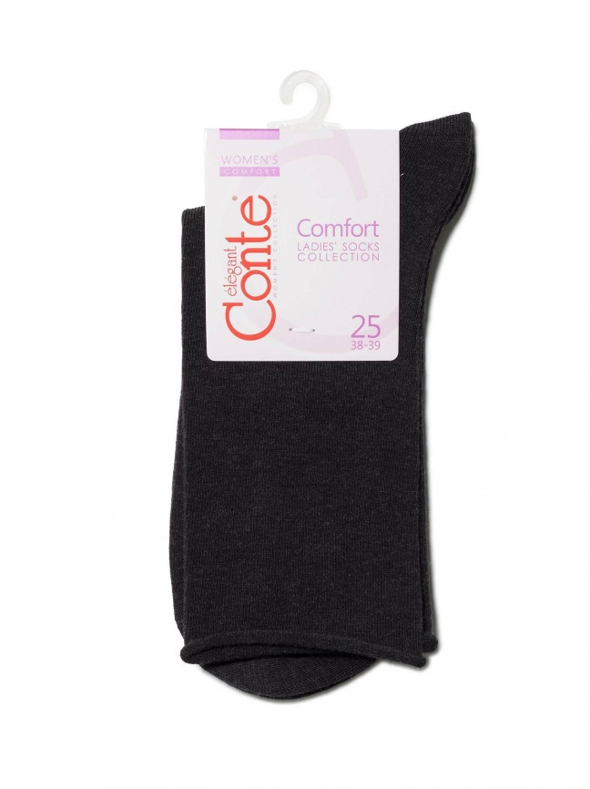 Женские носки CONTE Comfort (Графит) фото 3