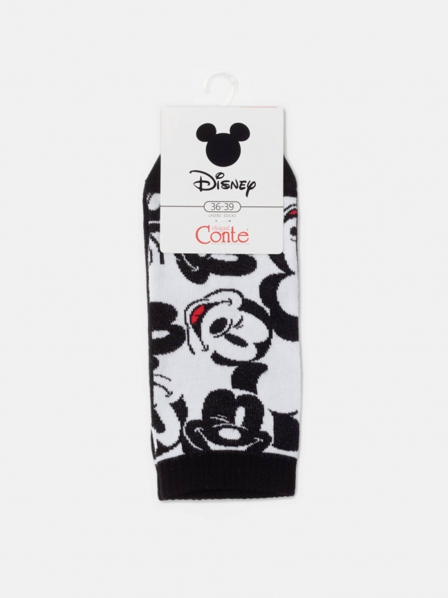 Женские носки CONTE Disney (Черный-белый) фото 4