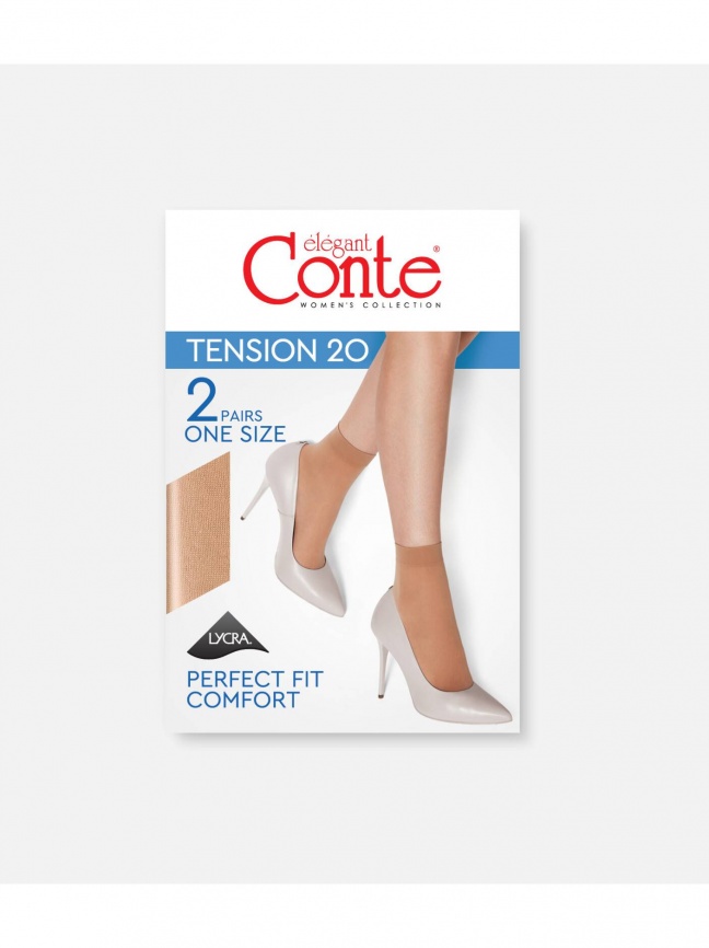 Женские носки CONTE Tension 20 (Bronz) фото 2