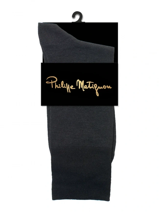 Мужские носки PHILIPPE MATIGNON Micromodal (Nero) фото 4