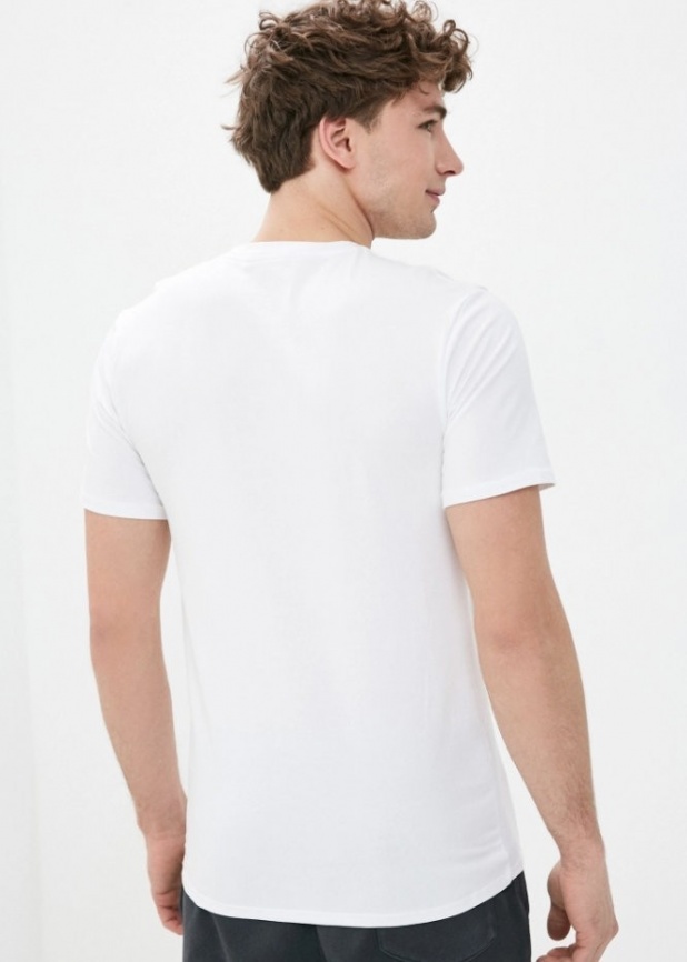 Набор мужских футболок DIM Green (2шт) (Белый/Белый) фото 3