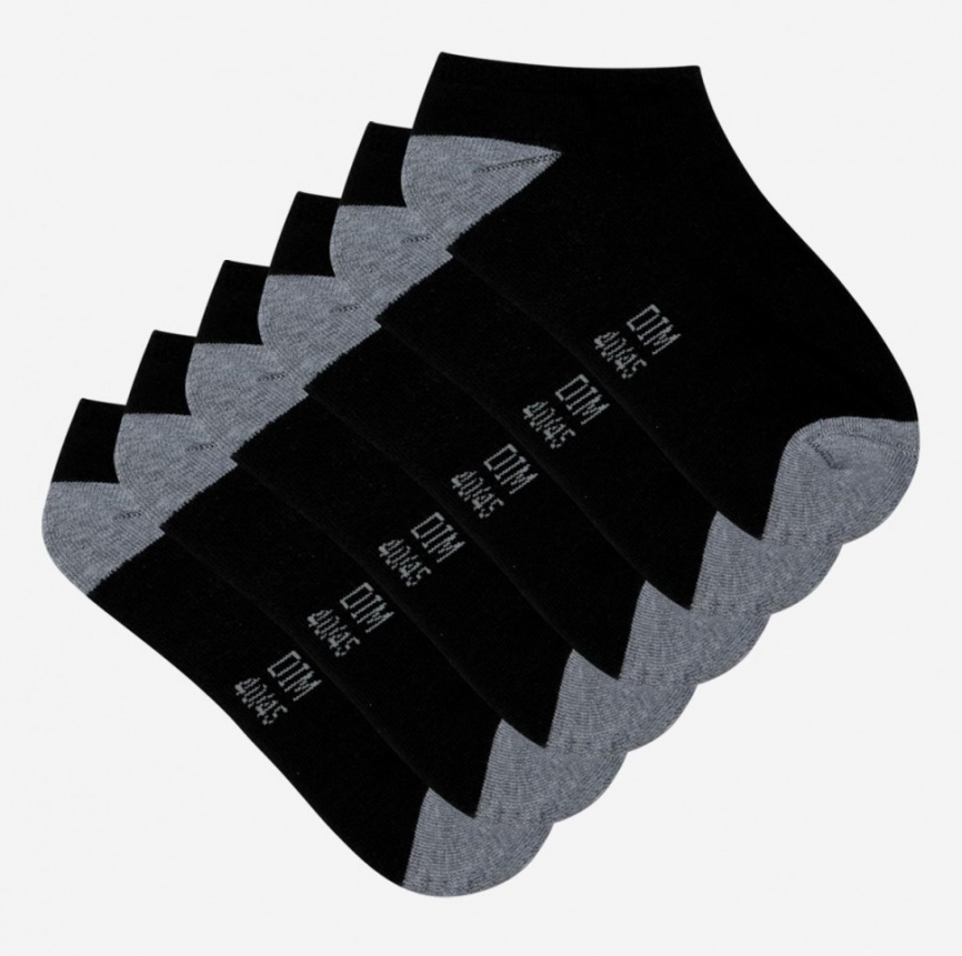 Набор мужских носков DIM EcoDIM (3 пары) (Черный) фото 2