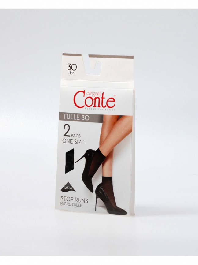 Женские носки CONTE Tulle 30 (Bronz) фото 2